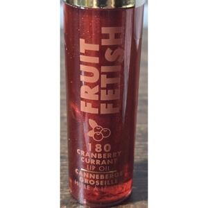 Milani Fruit Fetish 180 Cranberry Currant Lip Oil .135 fl oz New  Sealed